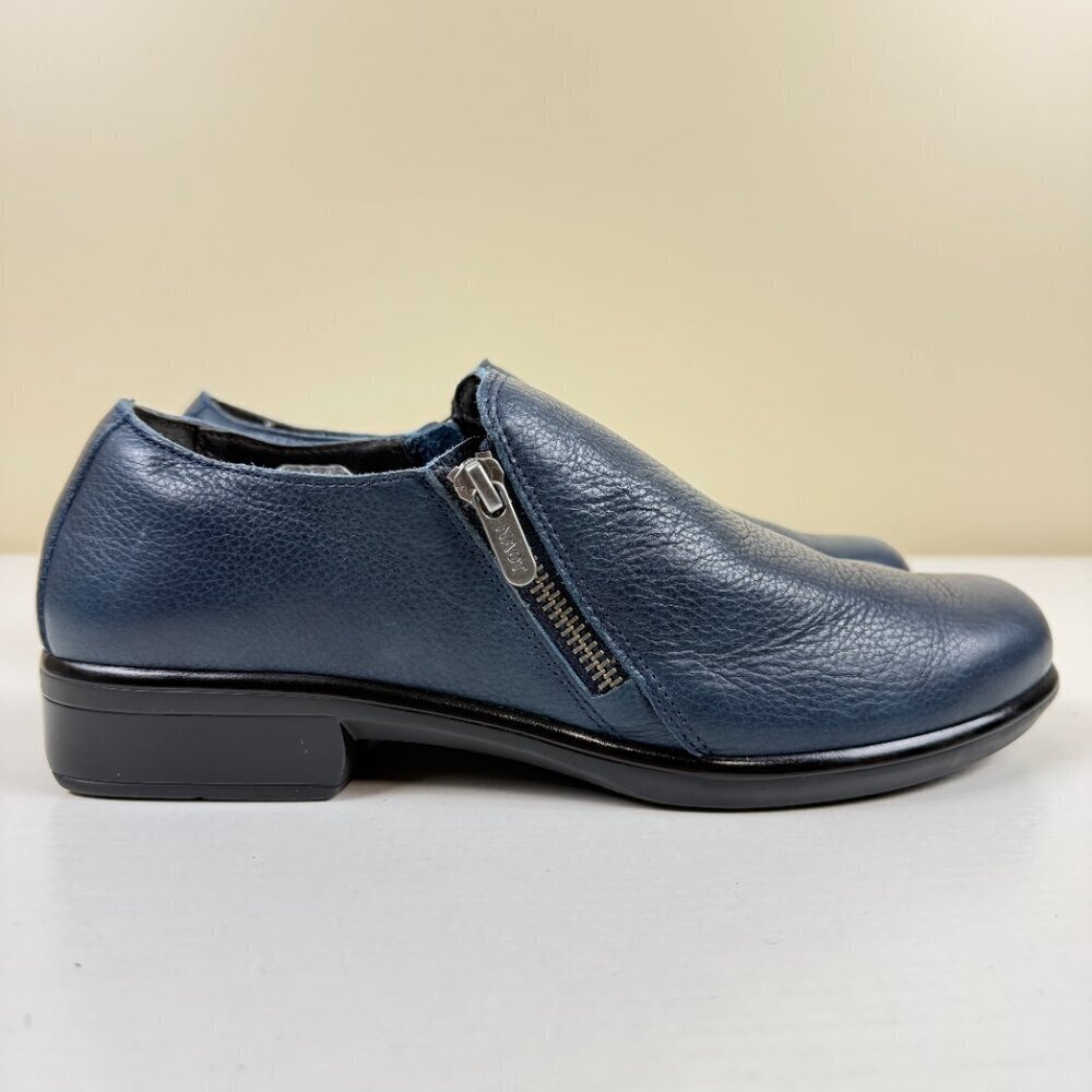 EUC Naot Autan Navy Leather Slip On Loafers